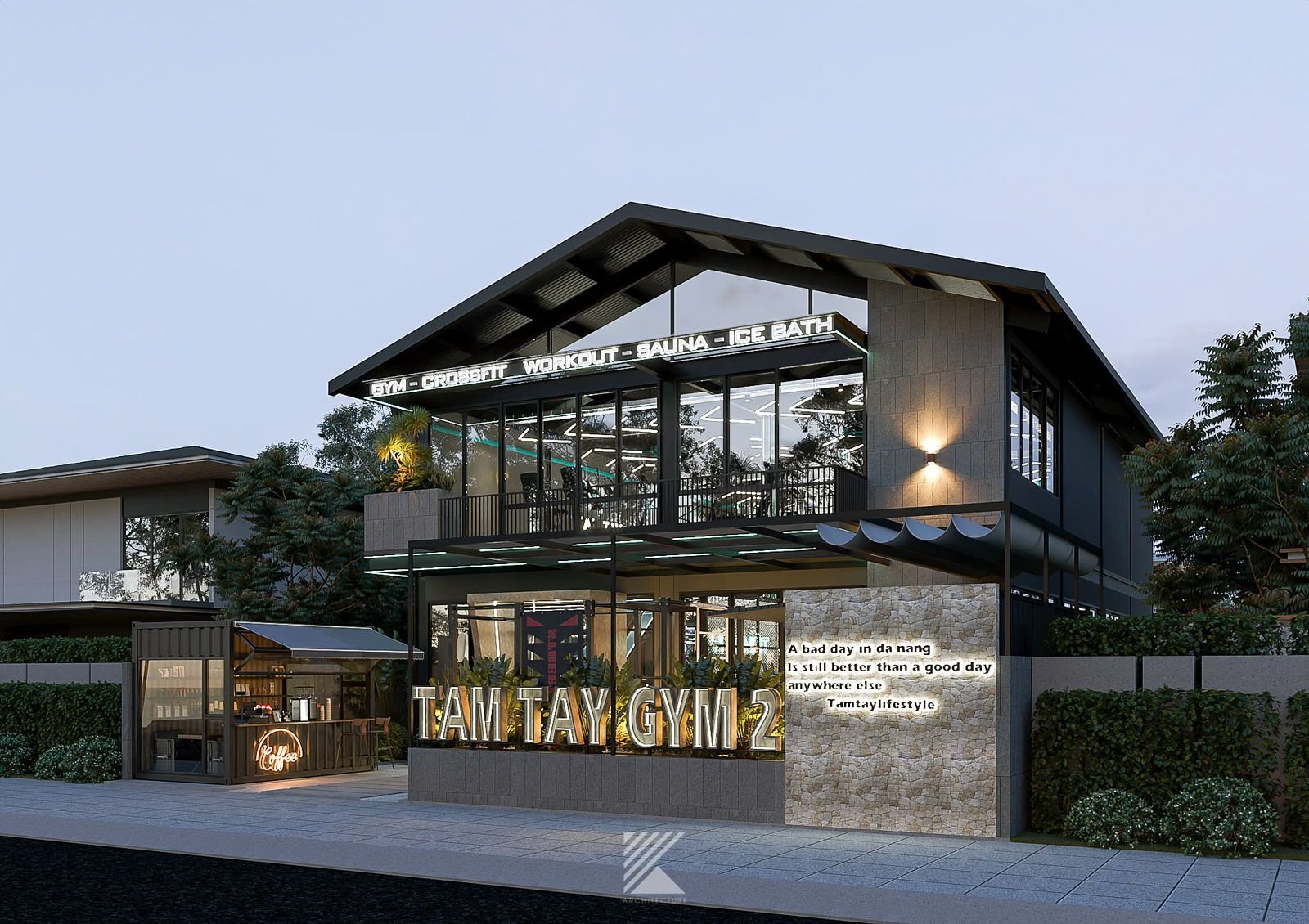 TAM TAY GYM 2 facade render