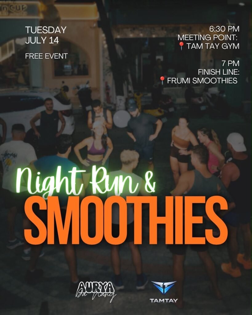 TamTay Night Run & Smoothies — Tuesdays